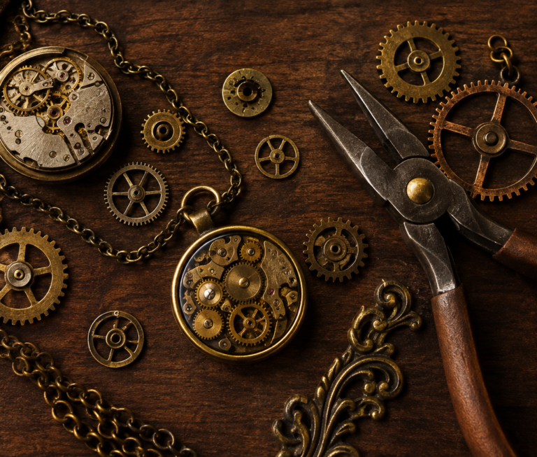 Simple Steampunk Jewellery Projects for Beginners