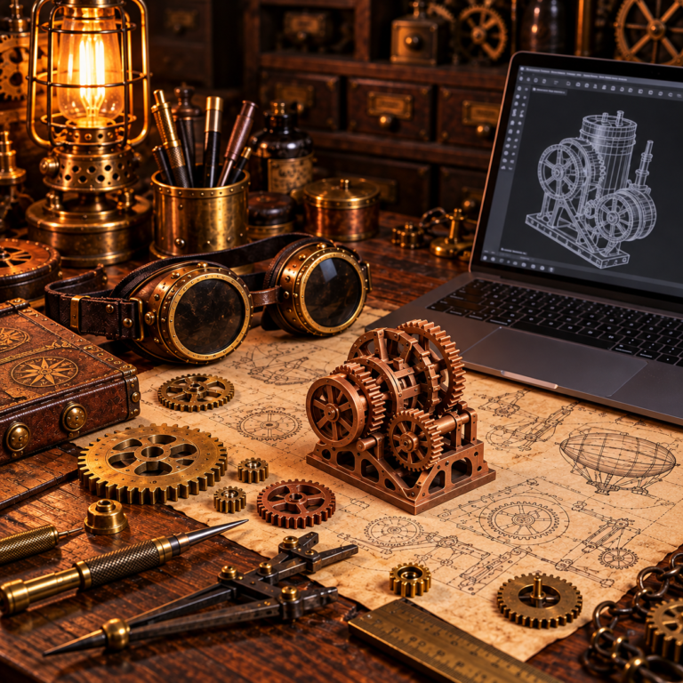 Where to Find Steampunk STL Files and Designs Worth Printing